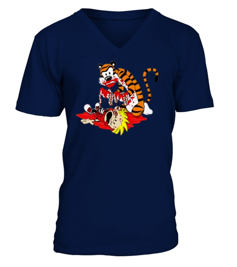 joey s calvin doing hobbes Men’s Premium T-Shirt V-Neck T-shirt