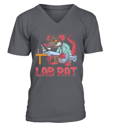 Lab Tech Lab Rat Laboratory Chemist Technician V-Neck T-shirt