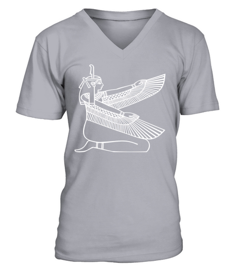 Maat T-Shirt Maat Egyptian God Ancient Egypt Hieroglyph V-Neck T-shirt