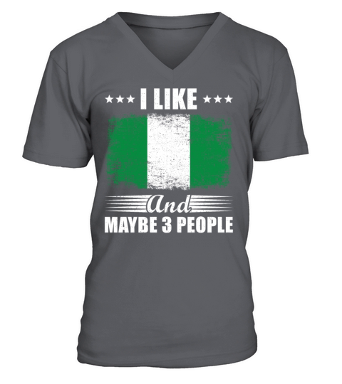 Nigeria V-Neck T-shirt