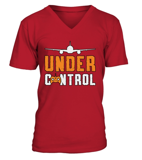 RC Plane Under Control Airplane Pilot RC Planes V-Neck T-shirt