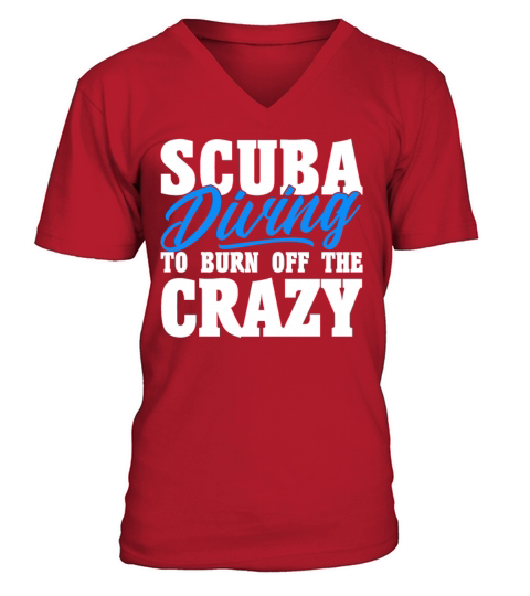 Scuba Diving Gift Underwater Lover Scuba Diver V-Neck T-shirt
