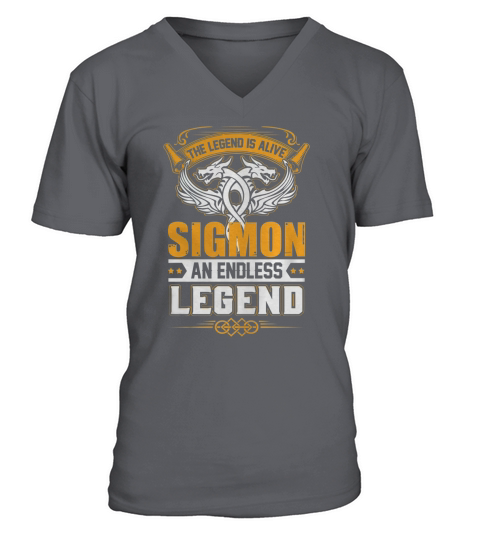 SIGMON AN ENDLESS LEGEND V-Neck T-shirt