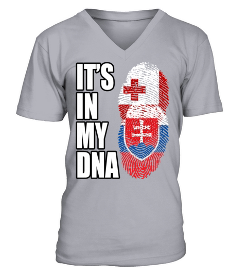 Tongan And South Korean Mix Heritage DNA Flag V-Neck T-shirt