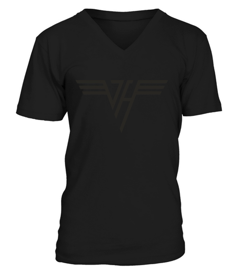 Van Halen Band Logo V-Neck T-shirt