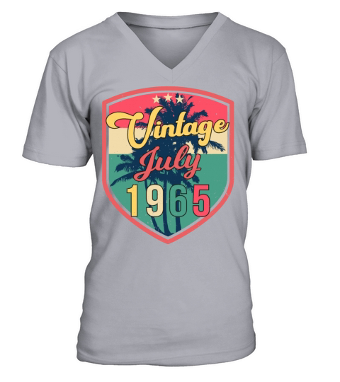 Vintage 1965 July V-Neck T-shirt