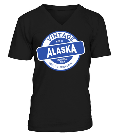 Vintage - Made in Alaska V-Neck T-shirt