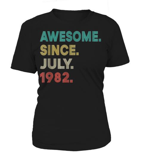 Awesome Since July 1982 Vintage 40th Birthday Tee Women's T-Shirt