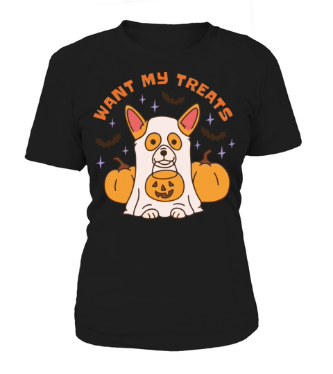 Cute corgi ghost dog Women's T-Shirt