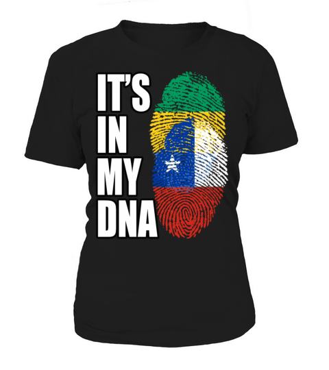 Gambian And Chilean Mix Heritage DNA Flag Women's T-Shirt