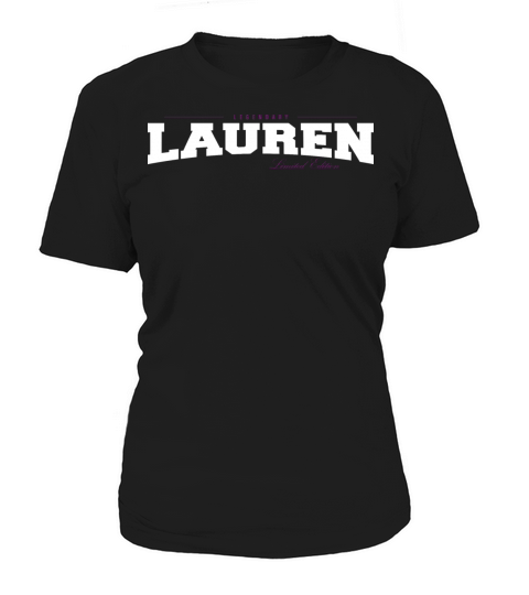 Lauren Name Limited Edition Funny Retro Vintage Women's T-Shirt