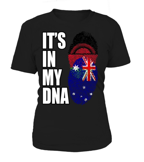 Malawian And Australian Mix Heritage DNA Flag Women's T-Shirt