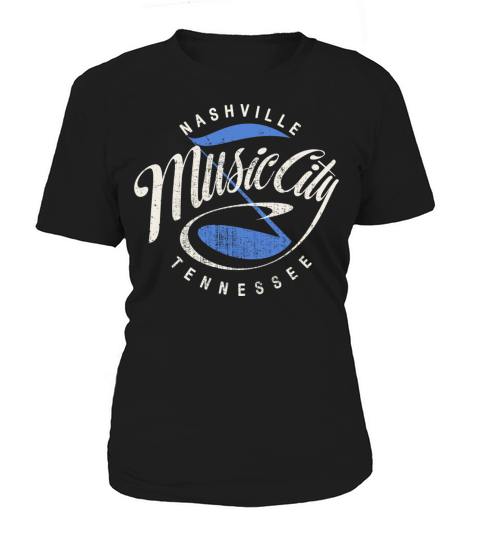 Nashville Tennessee Music City Usa Vintage Women's T-Shirt
