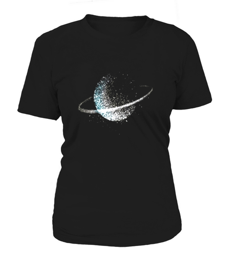 Planet T-Shirt Science Astro Physics Saturn Sci Fi Tee 3d Women's T-Shirt