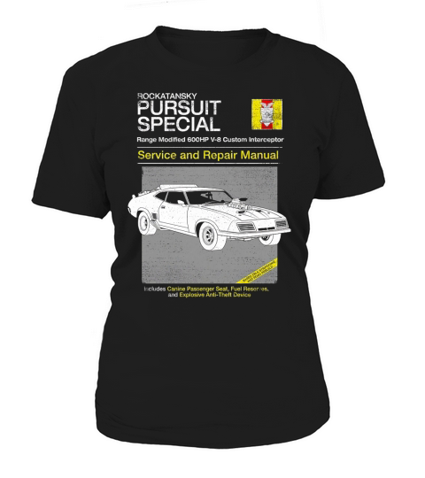 Rockatansky pursuit special service and repair manual Women's T-Shirt