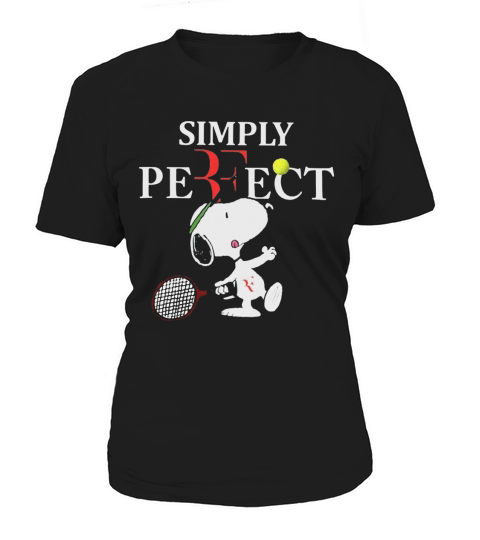 Roger Federer  Snoopy Simply Pefect Women's T-Shirt