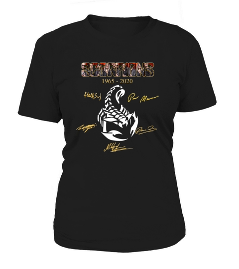 Scorpions Rock Band 1965 2020 Signatures Women's T-Shirt