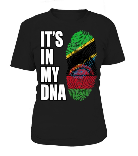 Tanzanian And Malawian Vintage Heritage DNA Flag Women's T-Shirt