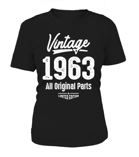 Vintage Born in 1963 - 59th Birthday Retro Classic Women's T-Shirt