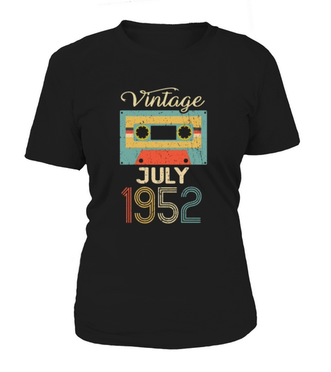 Vintage July 1952 70th Birthday 70 Year Gift Women's T-Shirt