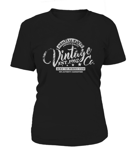 Vintage Perfectly Aged Since 1962 Funny Birthday Shirt Women's T-Shirt