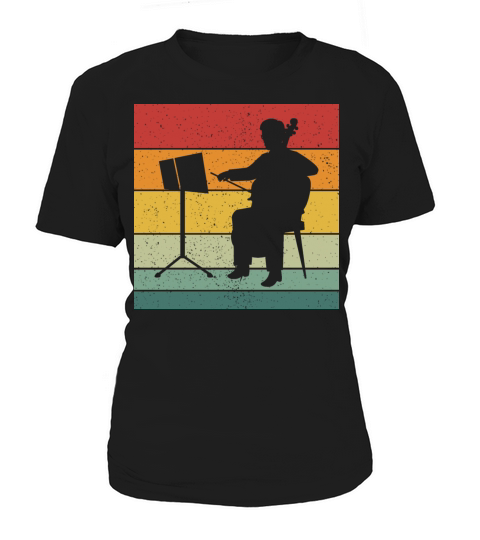 Vintage Retro Double Bass Vintage Music Women's T-Shirt