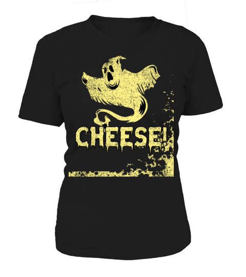 Vintage Spooky Ghost Cheese Women's T-Shirt