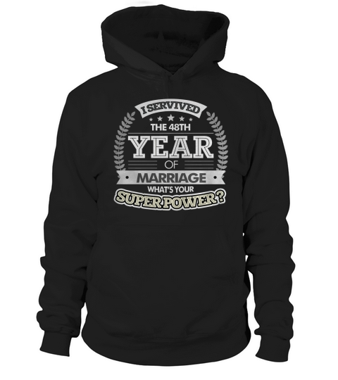 Anniversary Gift 48th - 48 years Wedding Marriage T Shirt Hoodie Unisex