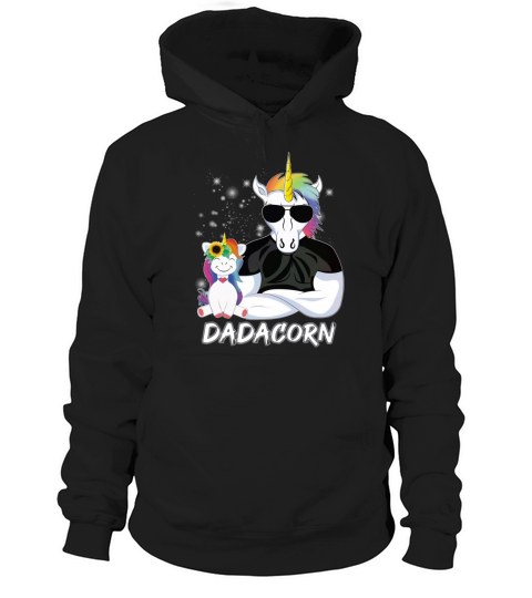 Dadacorn Muscle Unicorn Dad And Daughter shirt Hoodie Unisex