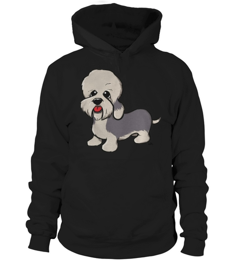 Dandie Dinmont Terrier cartoon dog T-Shirt Hoodie Unisex