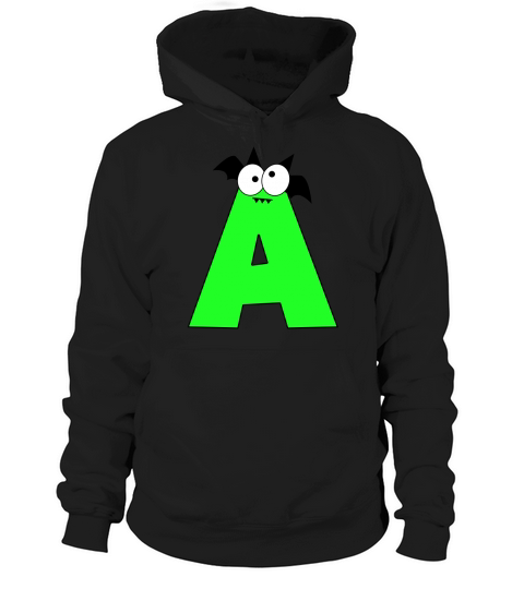 Halloween Alphabets Clipart A Hoodie Unisex