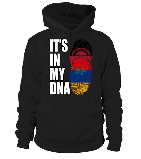 Malawian And Armenian Mix Heritage DNA Flag Hoodie Unisex