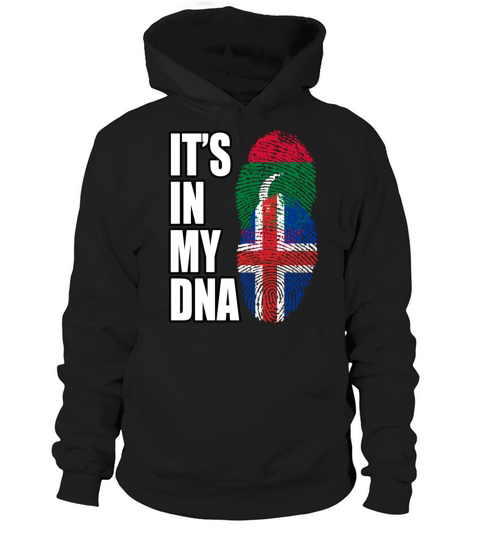 Maldivian And Icelandic Mix Heritage DNA Flag Hoodie Unisex
