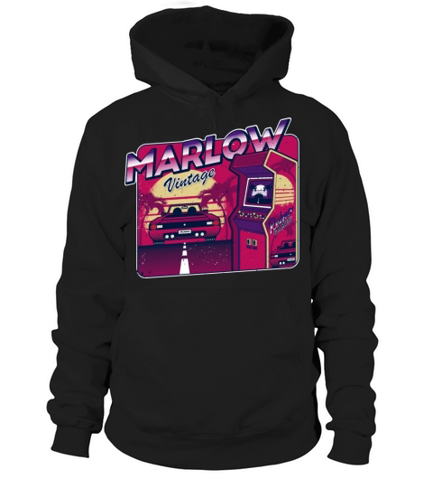 Marlow - Personalized Vintage Gamer 80s 90s Hoodie Unisex