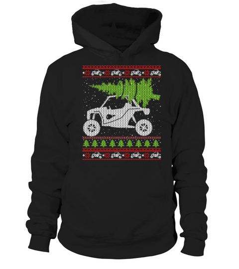 RZR Christmas Tree Funny Ugly Xmas Sweater Style Hoodie Unisex