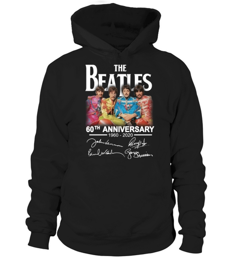 The Beatles 60th Anniversary 1960 2020 Hoodie Unisex
