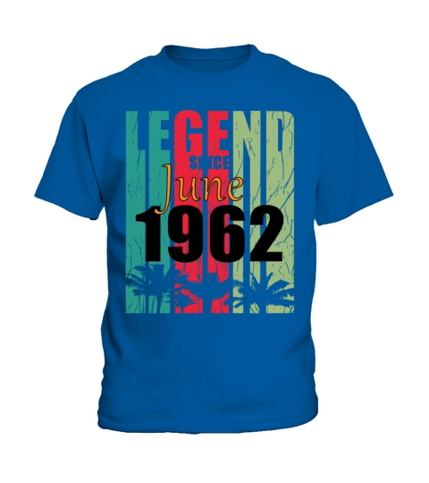 1962 vintage born in June gift Kids T-Shirt