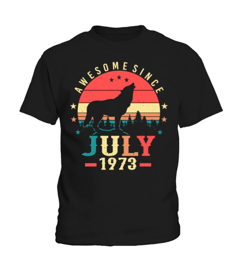 1973 In July Wolf Kids T-Shirt