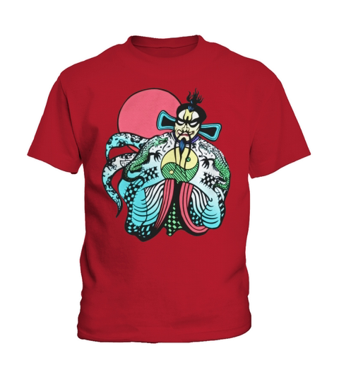 Big Trouble Little China Jack Burtons Fu Manchu T-Shirt Kids T-Shirt