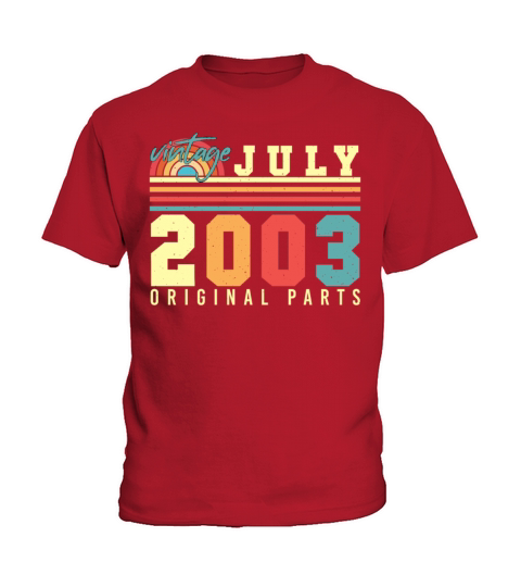 Birth Month July 2003 Kids T-Shirt