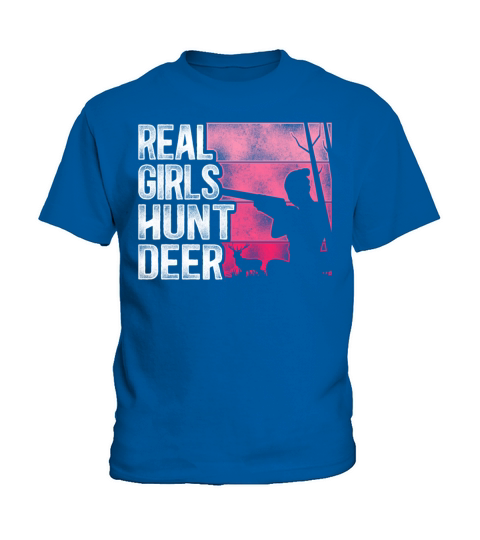 Buck Deer Hunting Hunter Girl Kids T-Shirt