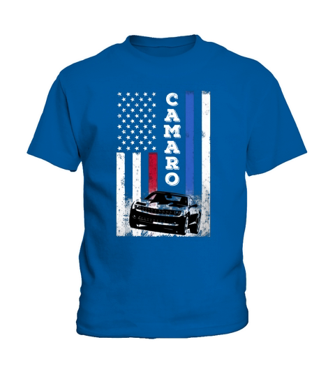 Camaro lover - American flag T-shirt Kids T-Shirt