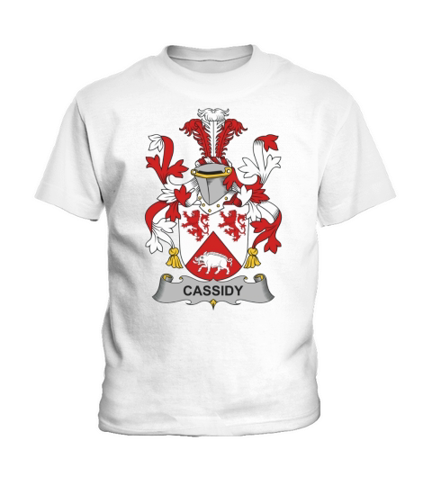 Cassidy Family Crest Irish Family Crests II Kids T-Shirt