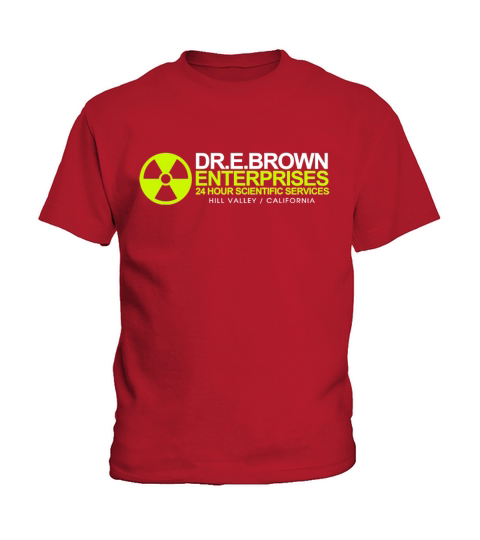 Dr Emmett Doc Brown Enterprises Back To The Future T-Shirt_1 Kids T-Shirt