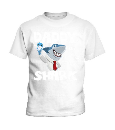 Mens Daddy Shark Shirt Awesome Fathers Day Gifts Tee T-Shirt Kids T-Shirt