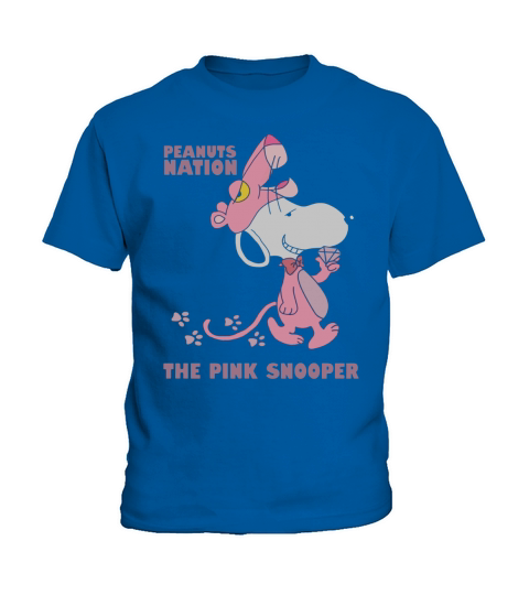 Peanuts Nation The Pink Snooper Kids T-Shirt
