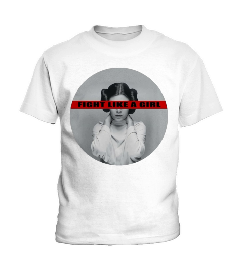 Princess Leia Fight Like a Girl shirt Kids T-Shirt