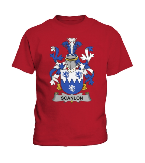 Scanlon Family Crest Irish Family Crests II Kids T-Shirt