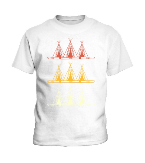 Tipi Native American Tepee Vintage Kids T-Shirt