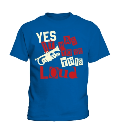 Trumpet Player Vintage Yes It Has Kids T-Shirt